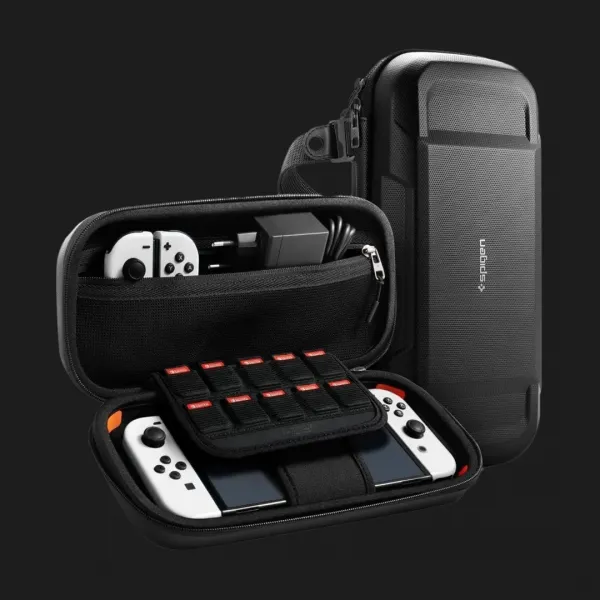 Чохол Spigen Rugged Armor Pro Pouch для Nintendo Switch/Switch OLED (Black)