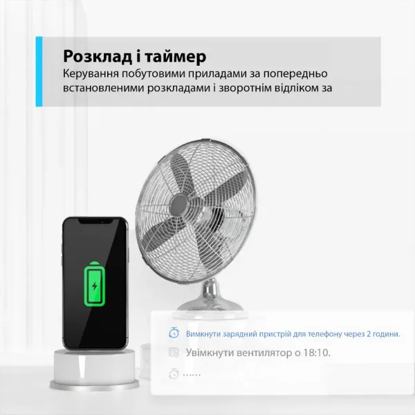 Розумний Wi-Fi подовжувач живлення TP-LINK P300 N300 BT 10A 2300W
