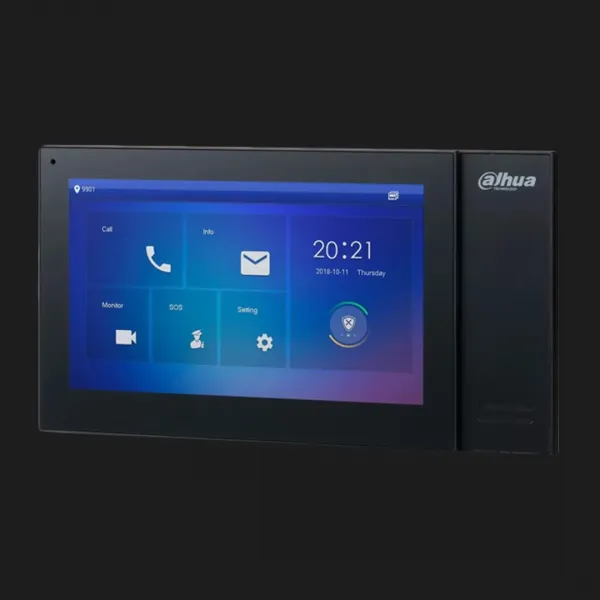 IP відеодомофон Dahua DHI-VTH2421FB-P (Black)