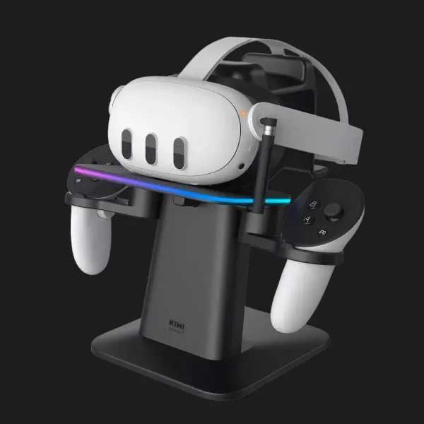 Зарядна станція KIWI RGB Еlite Charge Station для Meta Quest 2/3/3s/Pro (SP) (Black)
