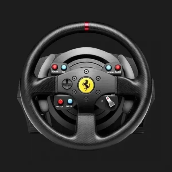 Комплект (кермо, педалі) Thrustmaster T300 Ferrari Integral RW Alcantara edition PS5/PC/PS4 (Black) (UA)