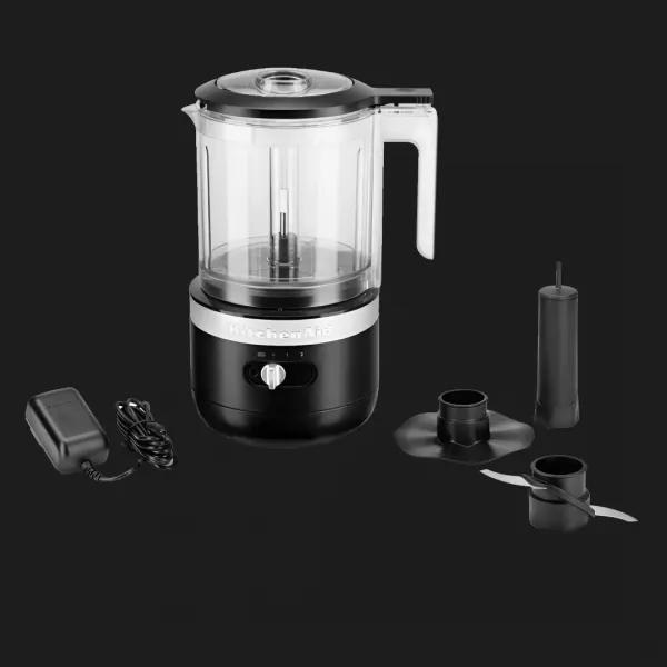 Кухонний мінікомбайн KitchenAid 1,3 л бездротовий (Black Matte)