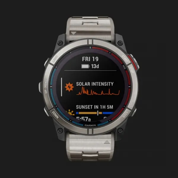 Garmin Quatix 7X Saphire Solar Marine GPS Smartwatch with Vented Titanium Band