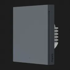 Розумний вимикач Aqara H1 (без нейтралі, одна клавіша), (Grey)