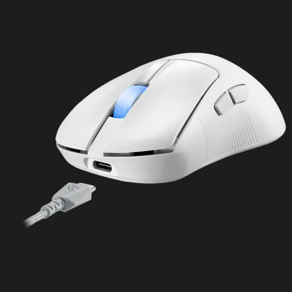 Миша ігрова ASUS ROG Keris II WL ACE (White) (UA)