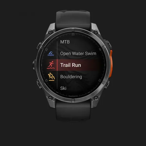 Garmin Fenix 8 47mm AMOLED Slate Gray with Black Silicone Band