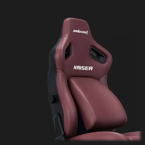 Крісло ігрове Anda Seat Kaiser 4 Size XL Premium PVC (Maroon) (UA)