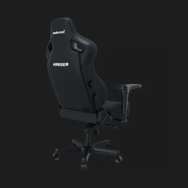 Крісло ігрове Anda Seat Kaiser 4 Size XL Linen Fabric (Black) (UA)