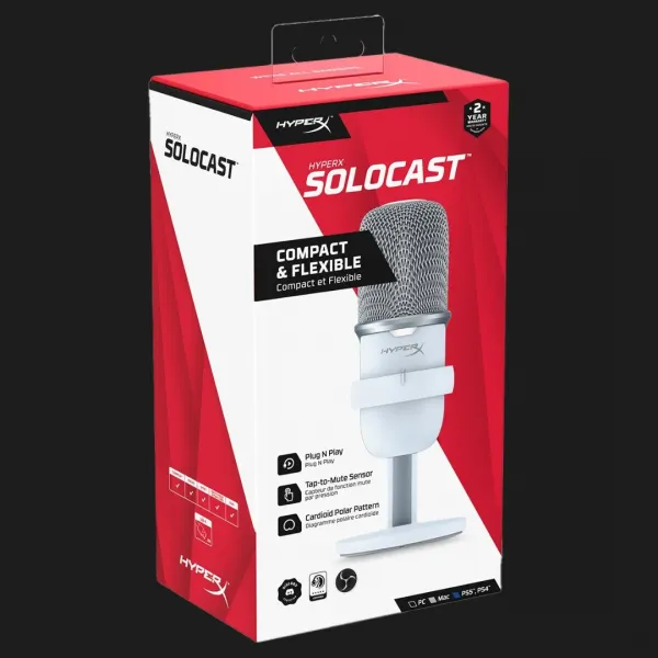 Мікрофон HyperX SoloCast (White) (UA)