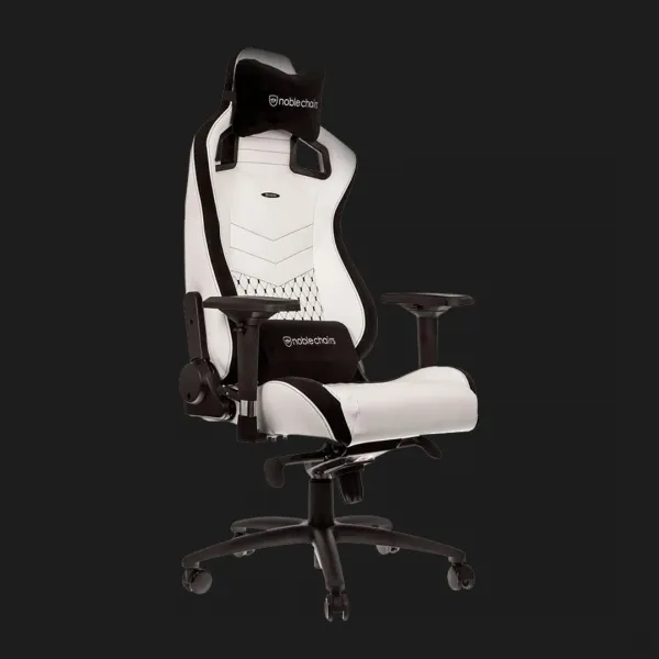 Крісло для геймерів Noblechairs EPIC (White/Black) (UA)