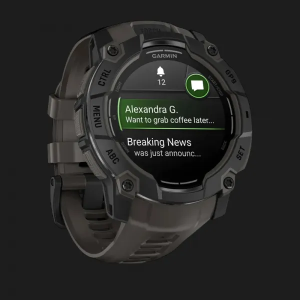 Garmin Instinct 3 50mm AMOLED Black with Charcoal Band