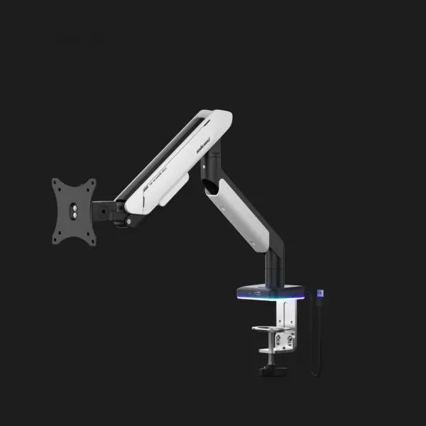 Настільне кріплення для монітора Anda Seat Stealth PRO II RGB 17”-42” (White) (UA)