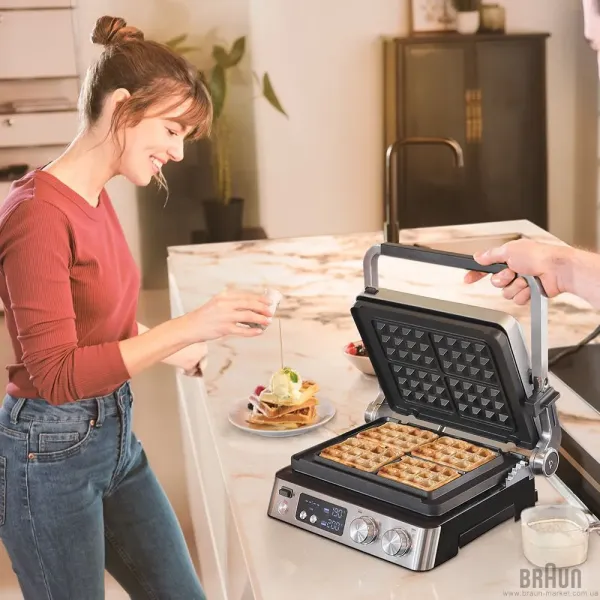 Гриль-вафельниця Braun MultiGrill 7 CG 7044