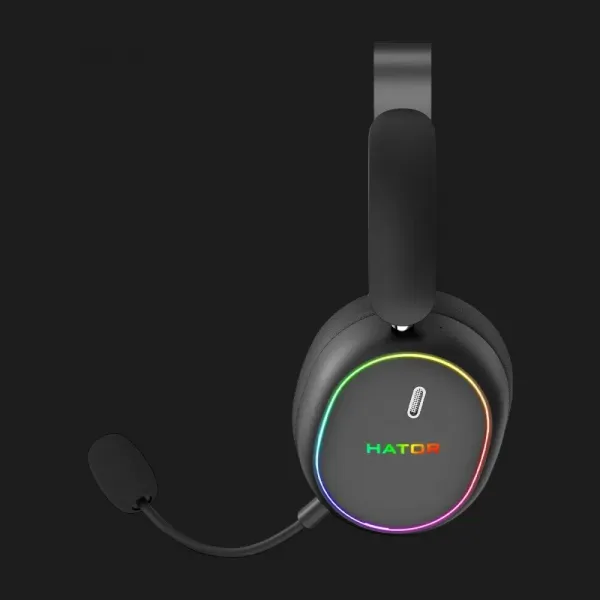 Ігрова гарнітура Hator Phoenix 2 Hi-Res wireless (Black) (ESH40)