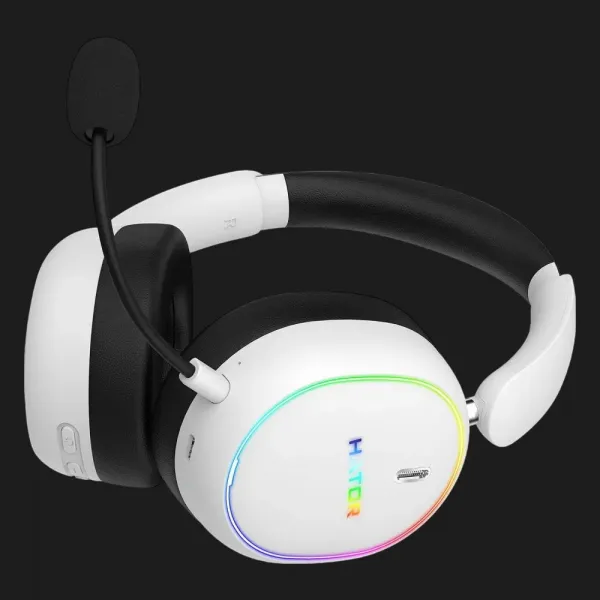 Ігрова гарнітура Hator Phoenix 2 Hi-Res wireless (White) (ESH41)