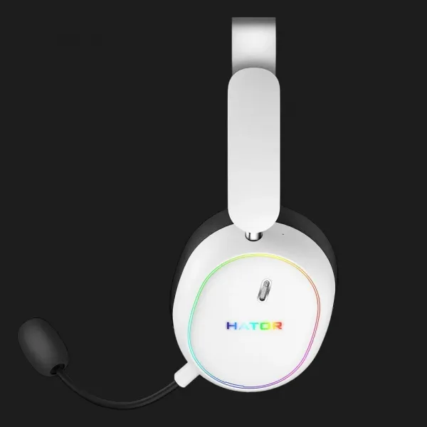 Ігрова гарнітура Hator Phoenix 2 Hi-Res wireless (White) (ESH41)