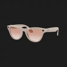 Смарт-окуляри Ray-Ban Meta Skyler Shiny Chalky Gray/Cinnamon Pink Gradient (RW4010 670013 52-20)