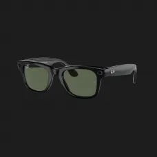 Смарт-окуляри Ray-Ban Meta Wayfarer Shiny Black/Green (RW4006 601/71 50-22) (M)