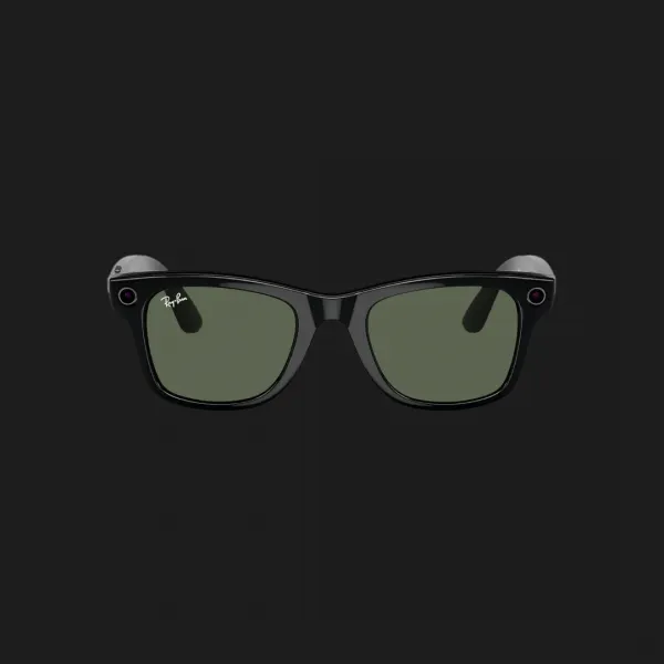 Смарт-окуляри Ray-Ban Meta Wayfarer Shiny Black/Green (RW4006 601/71 50-22) (M)