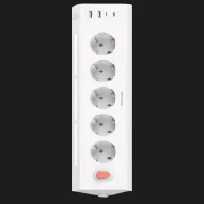 Мережевий фільтр Proove Prism Socket (5 розеток + 2 Type-C + 2 USB) 1.6M