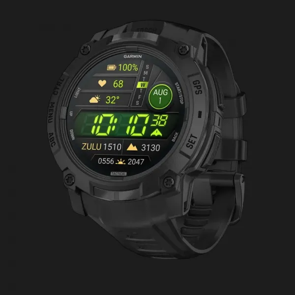 Garmin Instinct 3 50mm AMOLED Tactical Edition Black with Black Band