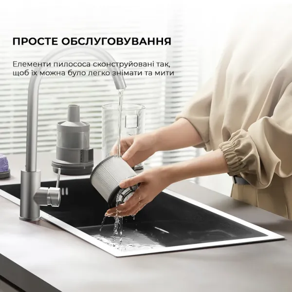 Акумуляторний пилосос Dreame Z30 Aqua Cycle (VZV77B)