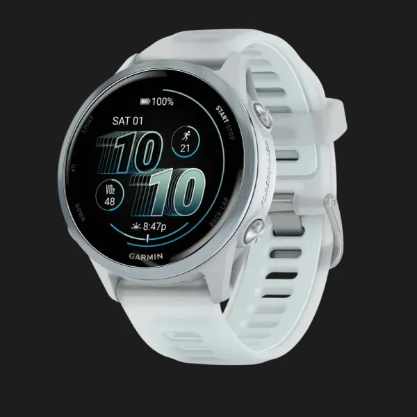 Garmin Forerunner 570 42mm Cloud Blue Aluminum with Translucent Whitestone/Cloud Blue Band