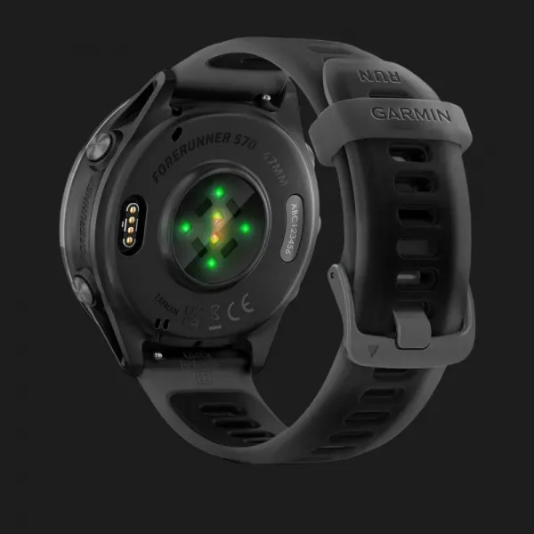 Garmin Forerunner 570 47mm Slate Gray Aluminum with Translucent Black/Black Band