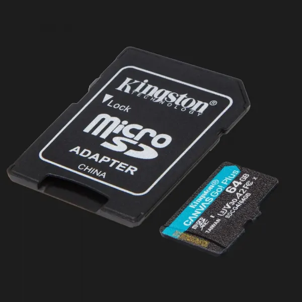 Карта пам'яті Kingston Canvas Go Plus Micro SDXC 64GB (SDCG4/64GB)