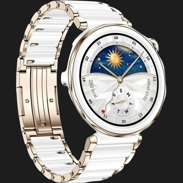 Смарт-годинник HUAWEI Watch GT 5 Pro 42mm (Ceramic White)