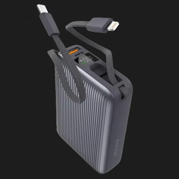 Зарядний пристрій Power Bank Proove Moon Rock 22.5W 20000mAh (Gray)