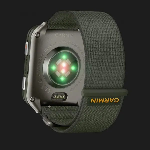 Garmin Venu X1 Moss with Titanium Caseback and Moss ComfortFit Nylon Band (010-02980-01/03)
