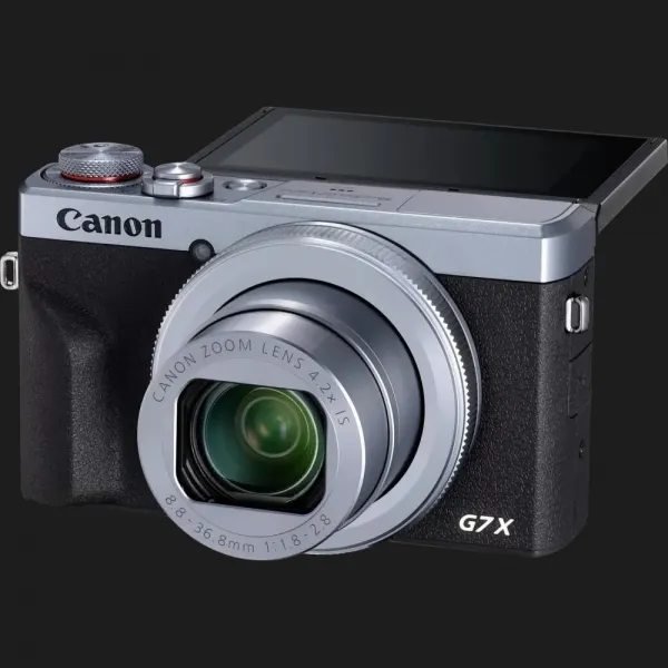 Компактний цифровий фотоапарат Canon PowerShot G7 X Mark III (Silver) (3638C013)