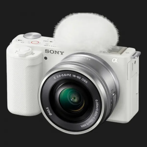 Цифровий фотоапарат Sony ZV-E10 Kit 16-50mm (White) (ILCZVE10LW.CEC) (Standard)
