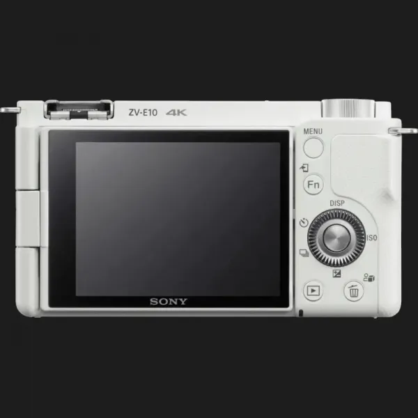 Цифровий фотоапарат Sony ZV-E10 Body (White) (ILCZVE10W.CEC) (Standard)