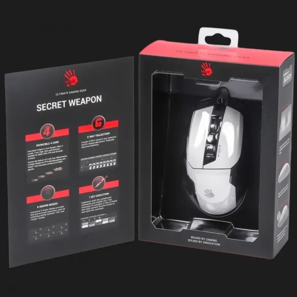 Ігрова миша Bloody W70 Max (Panda White) (UA)