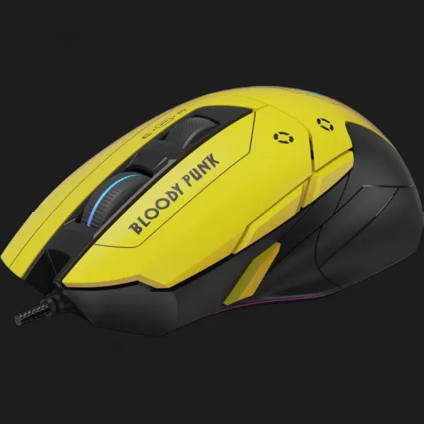 Ігрова миша Bloody W70 Max (Punk Yellow) (UA)