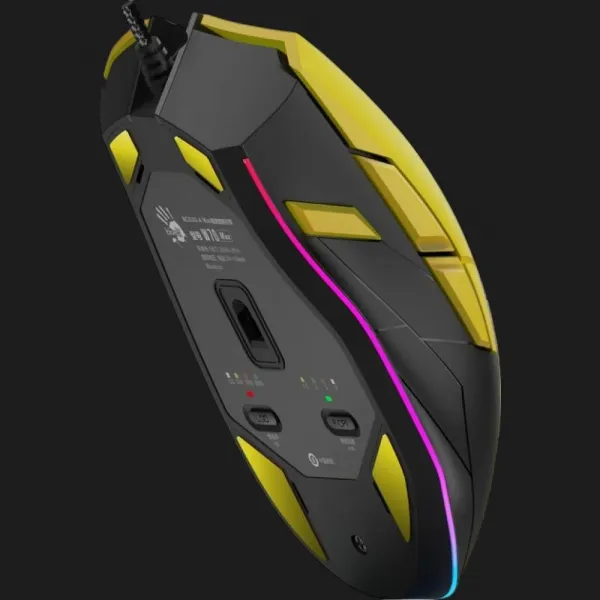 Ігрова миша Bloody W70 Max (Punk Yellow) (UA)
