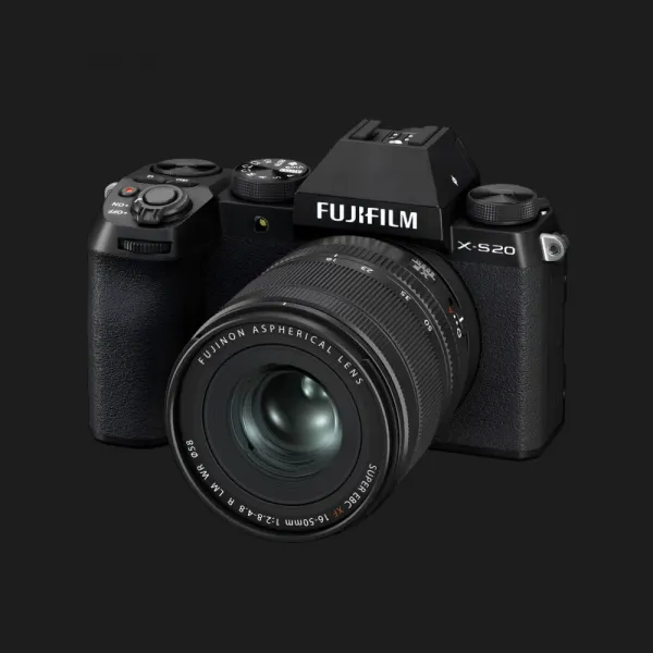 Цифровий фотоапарат Fujifilm X-S20 Kit 16-50mm WR (Black) (16843129) (Standard)