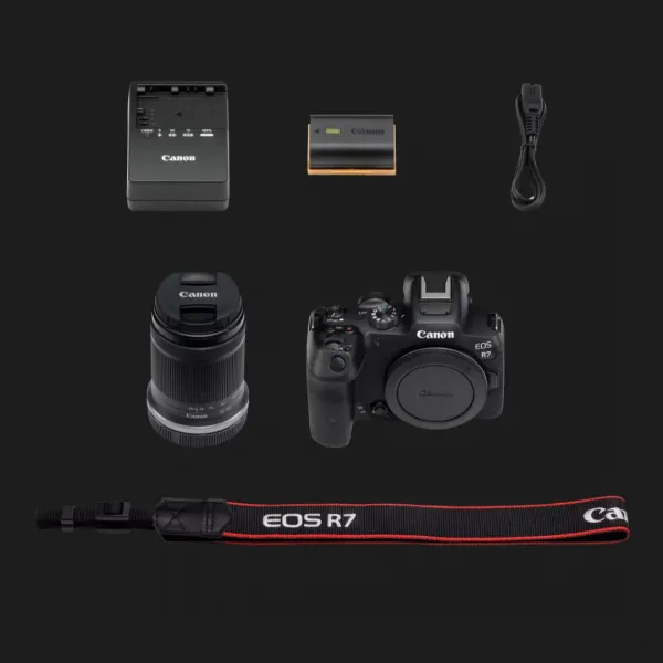 Цифровий фотоапарат Canon EOS R7 kit RF-S 18-150 IS STM (Black) (5137C015) (Standard)