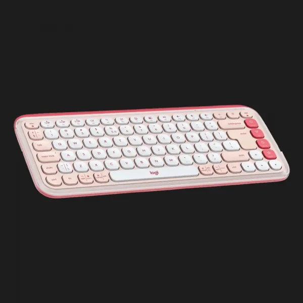 Клавіатура бездротова Logitech Pop Icon Keys (Rose) (UA)