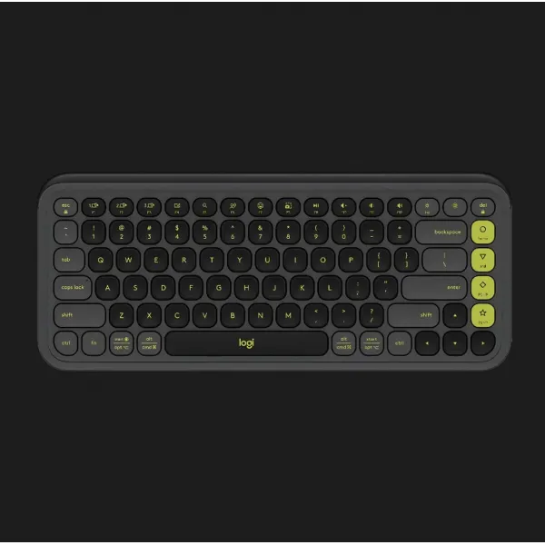 Клавіатура бездротова Logitech Pop Icon Keys (Graphite) (UA)