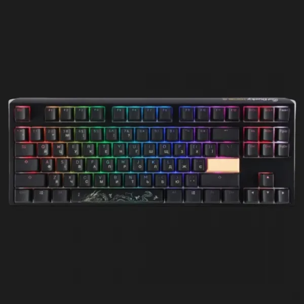 Клавіатура ігрова Ducky One 3 TKL Cherry MX Blue RGB (Black) (UA)