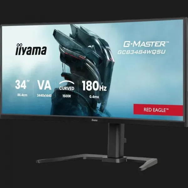Монітор iiyama 34"VA 180Hz GCB3484WQSU-B1 (UA)