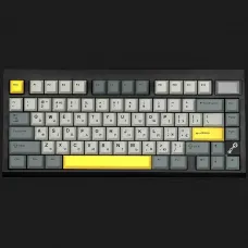Клавіатура ігрова Epomaker TH80 PRO V2 Sea Salt Silent (Black) (UA)