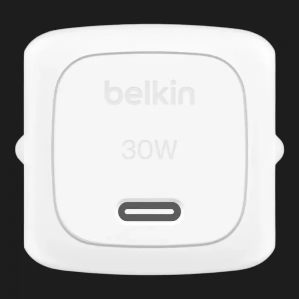 Блок живлення Belkin 30W USB-С GAN PD PPS, NEW (White)