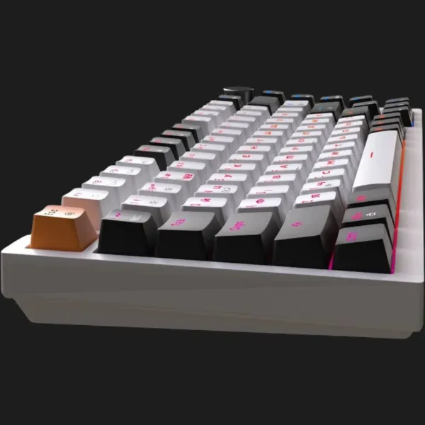 Ігрова клавіатура GamePro MK160W (Red) з Hot-Swap RGB White (UA)