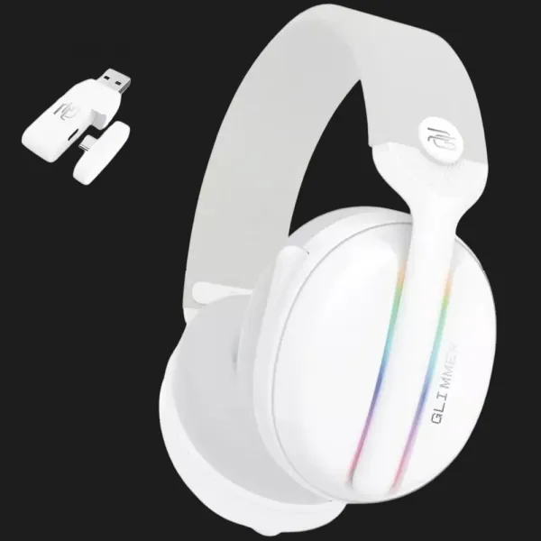 Ігрова гарнітура Proove Gaming Glimmer (APP) (White) (UA)