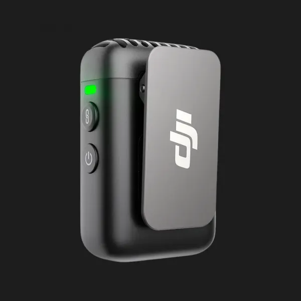 Передавач радіосистеми DJI Mic 2 Transmitter (Shadow Black) (CP.RN.00000328.01)