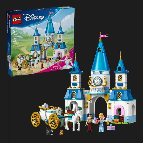 Конструктор LEGO Disney Замок Попелюшки й карета (43275)